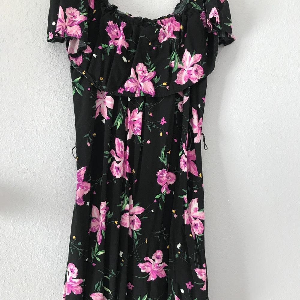 Floral off the shoulder dress